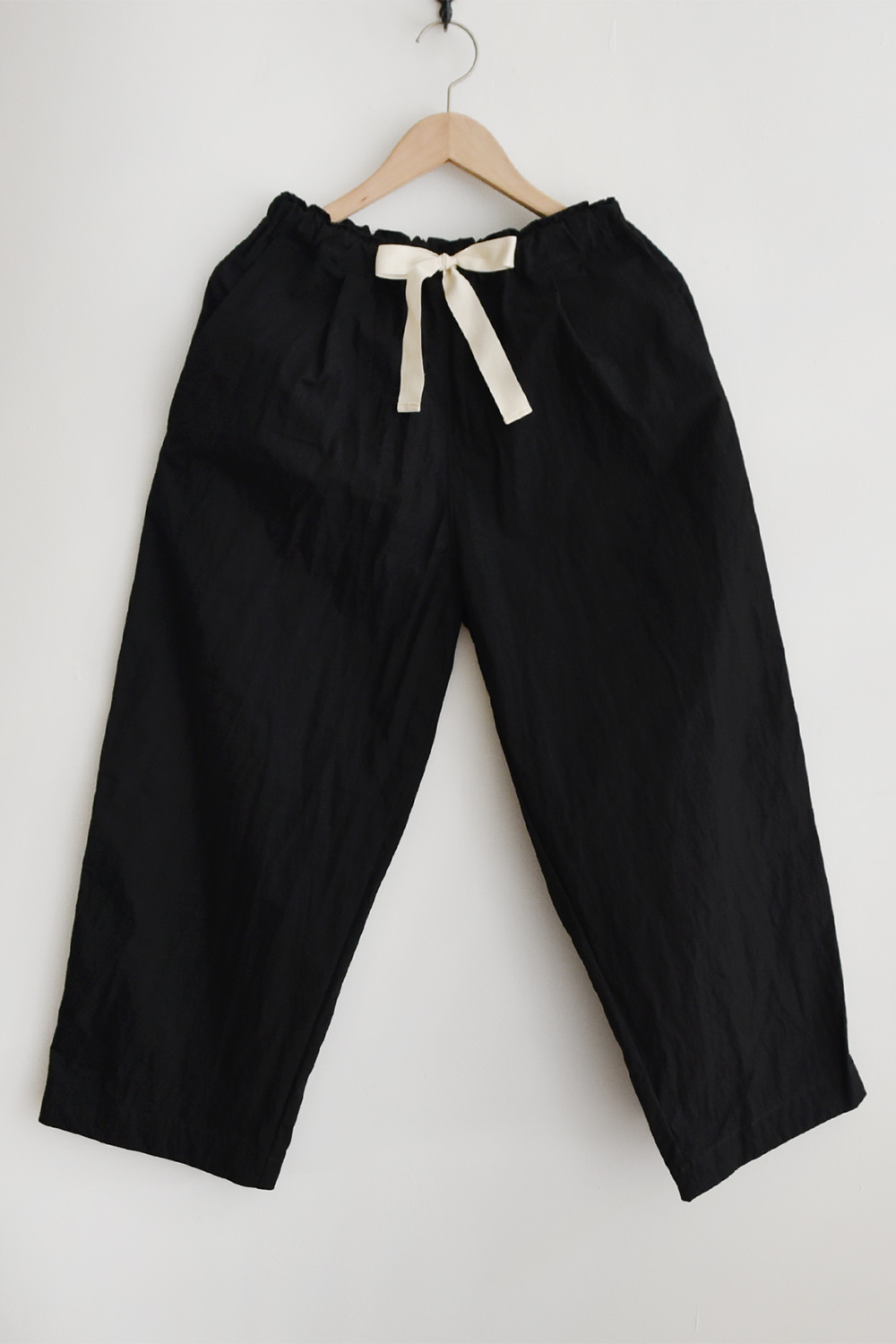 MAKIE, Cotton Straight Pants Erin - Black