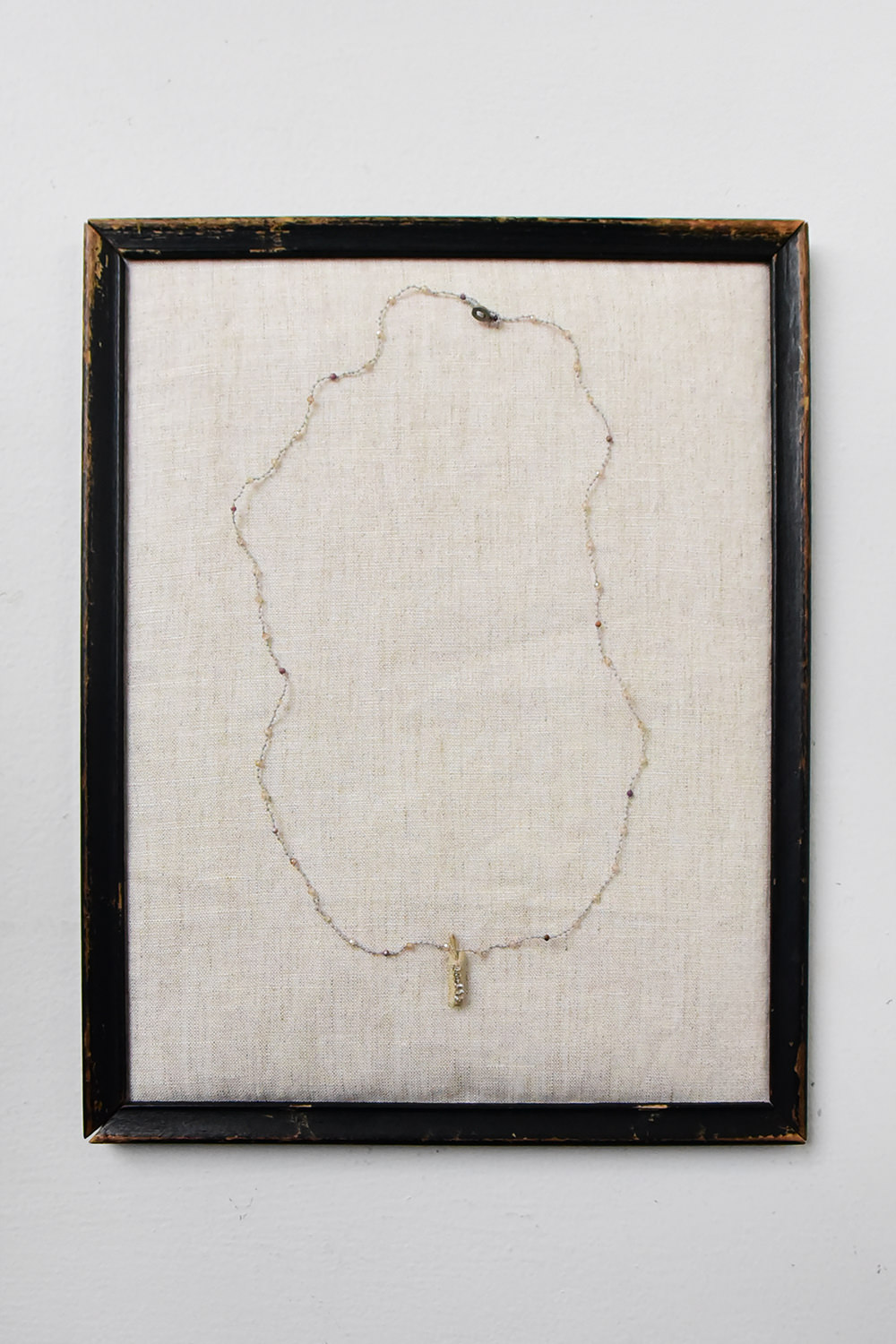 Antonia Rossi, Venetian Micro Beads Necklace with a Charm - 25_057