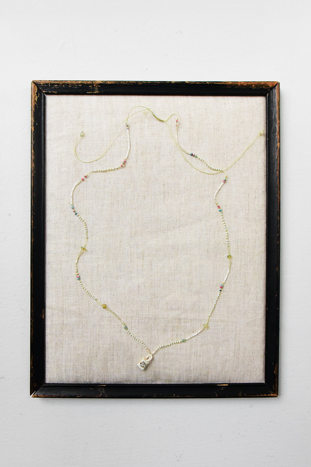 Antonia Rossi, Venetian Micro Beads Necklace with a Charm - 25_058