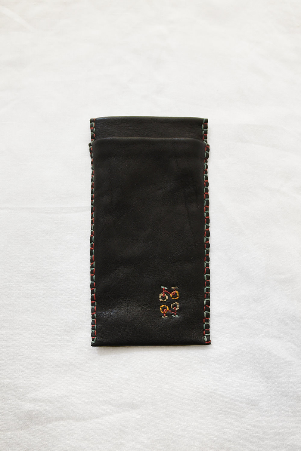 Henri, Glasses Case #038 - Black with Bicycles