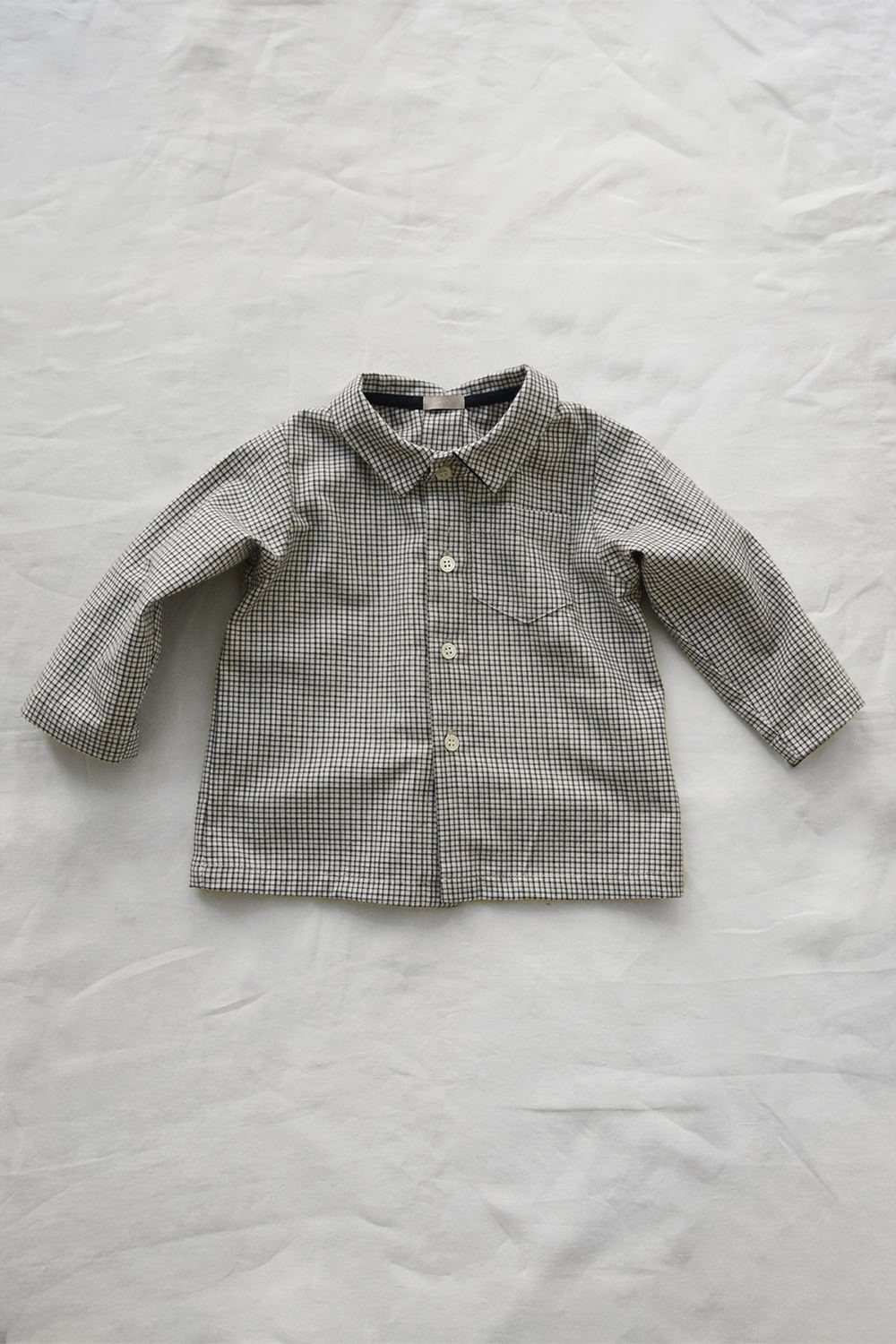 Flannel Blouse Miles - Black Check