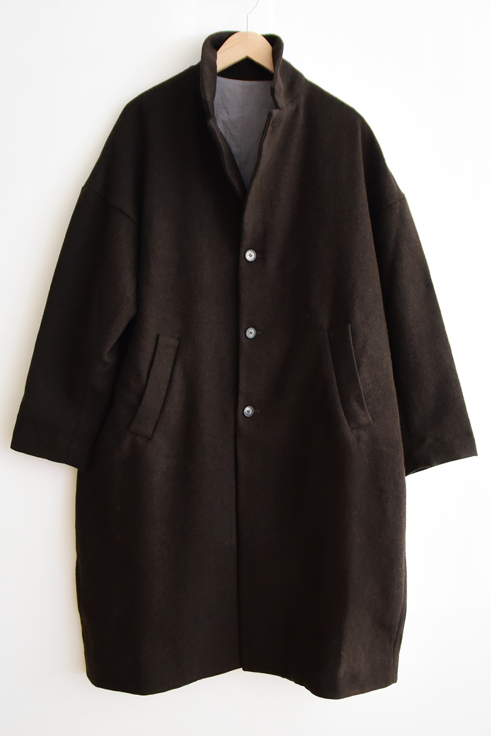 Bergfabel, Wool Millie Coat - Bark