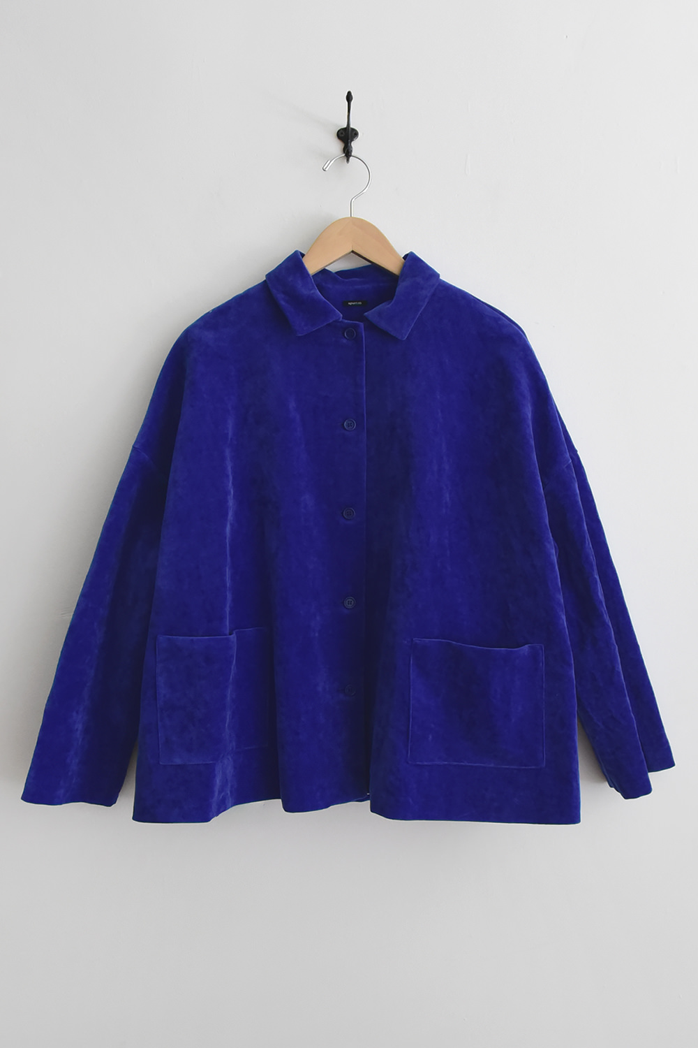 apuntob (a.b), P1882 Velvet Jacket - Electric Blue