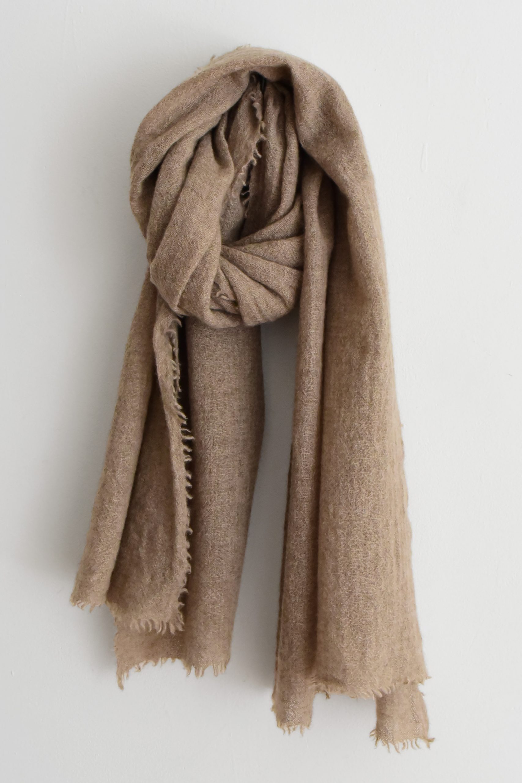 MAKIE, Cashmere Scarf - Camel