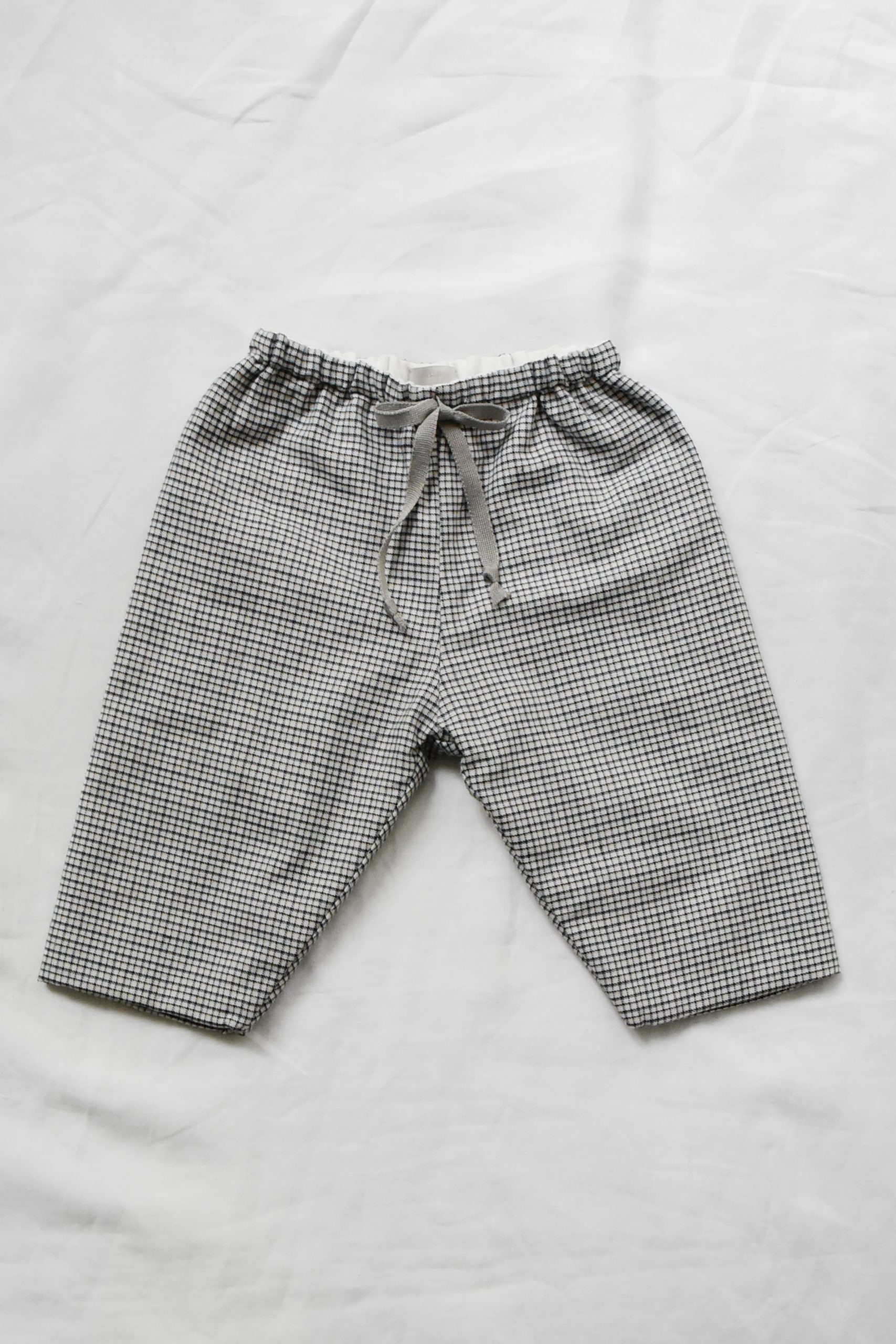 Baby Pants Miles Black Check Top Picture
