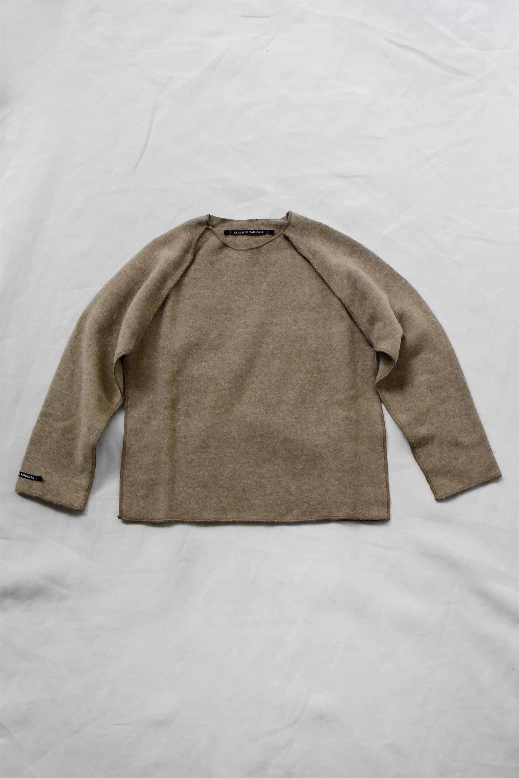 album di famiglia kid's kinya jp sweatshirt marron top picture.