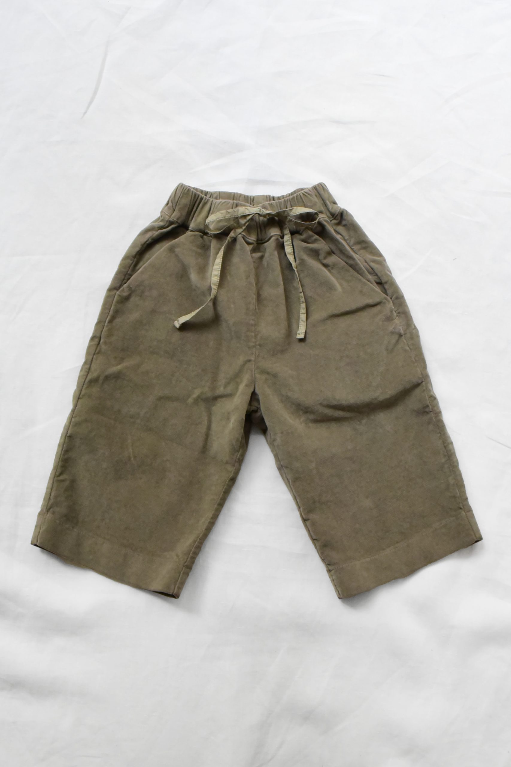 album di famiglia velvet trousers / pants in marron top picture