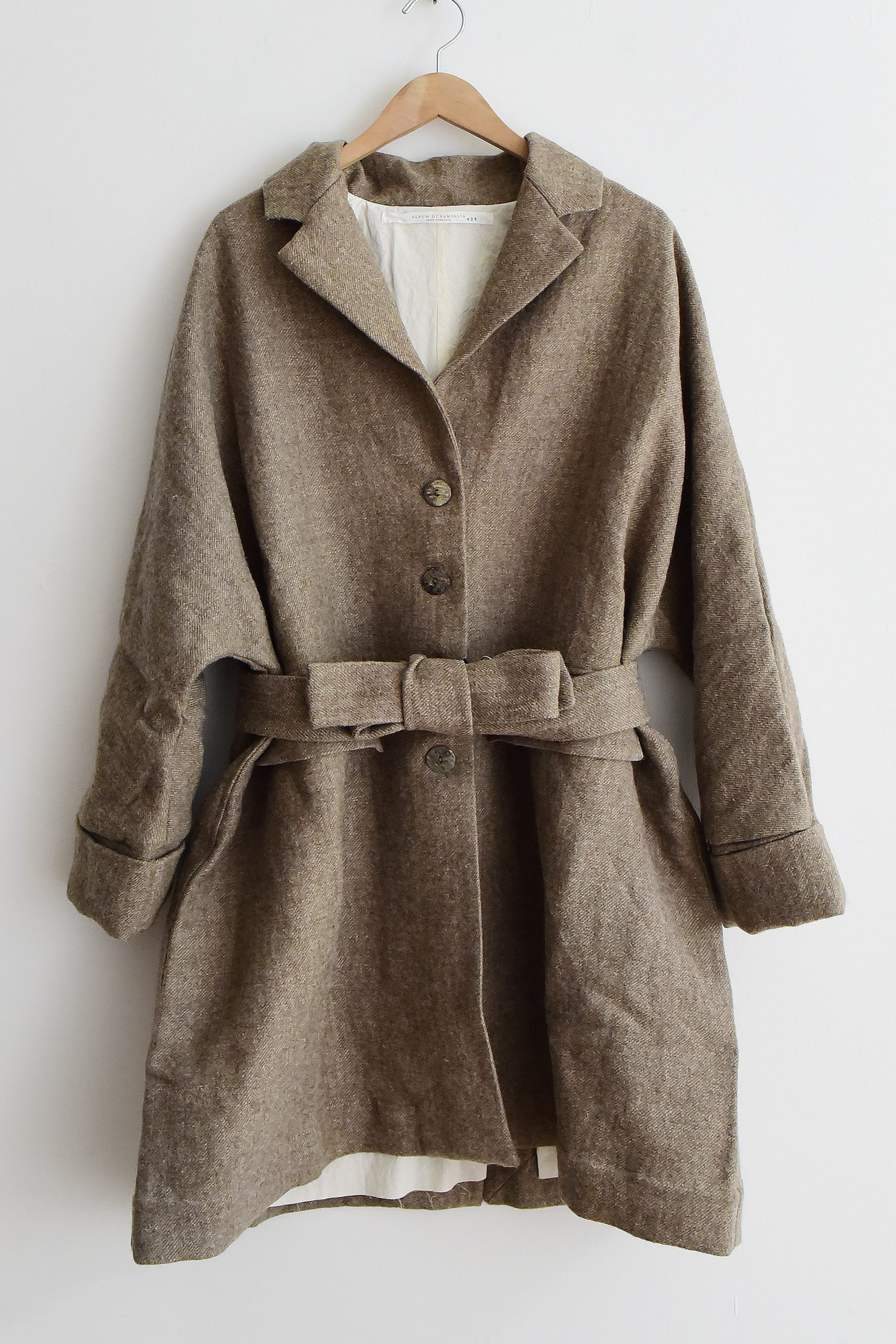 Album di Famiglia, 45_45 Wrap Coat HW with Belt - Mocha