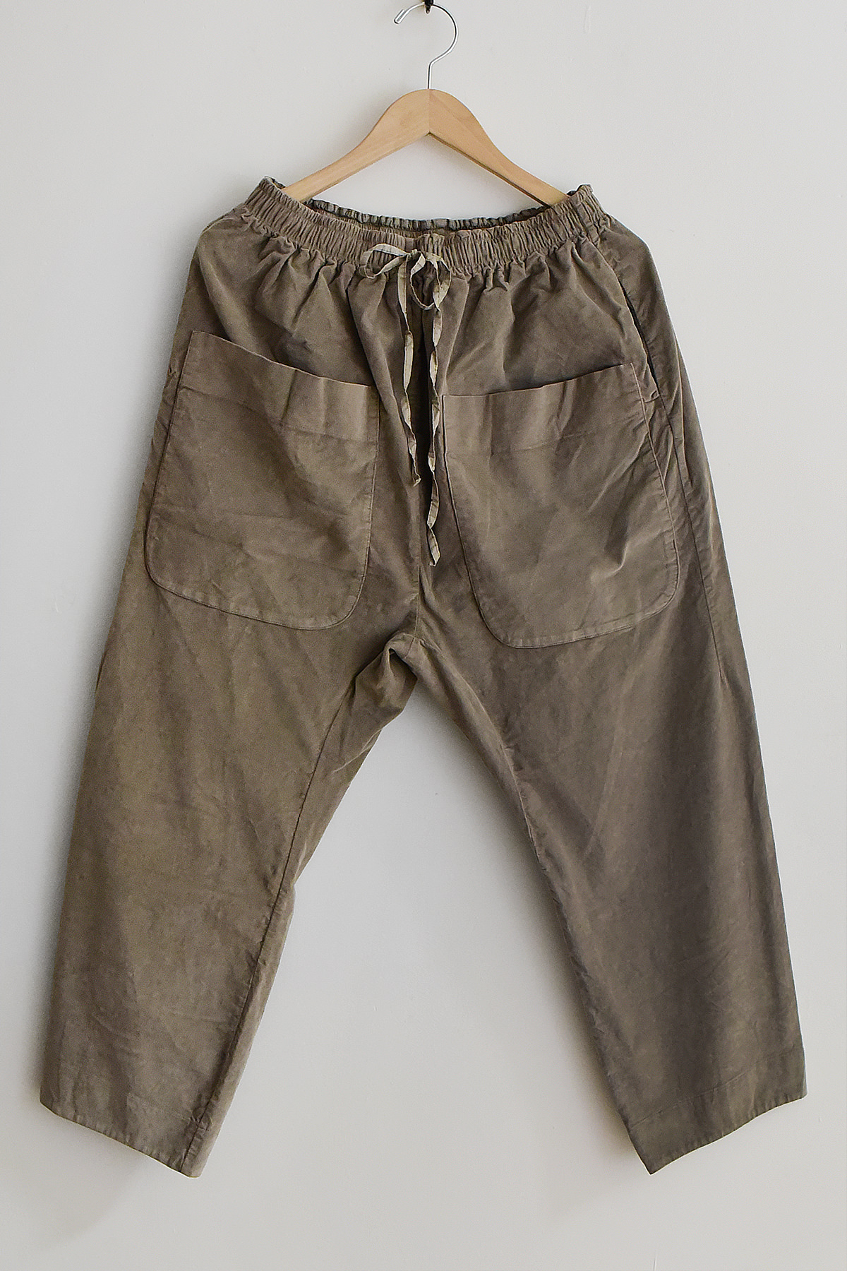 Album di Famiglia, U23126 Braghe Velvet Trousers - Marron