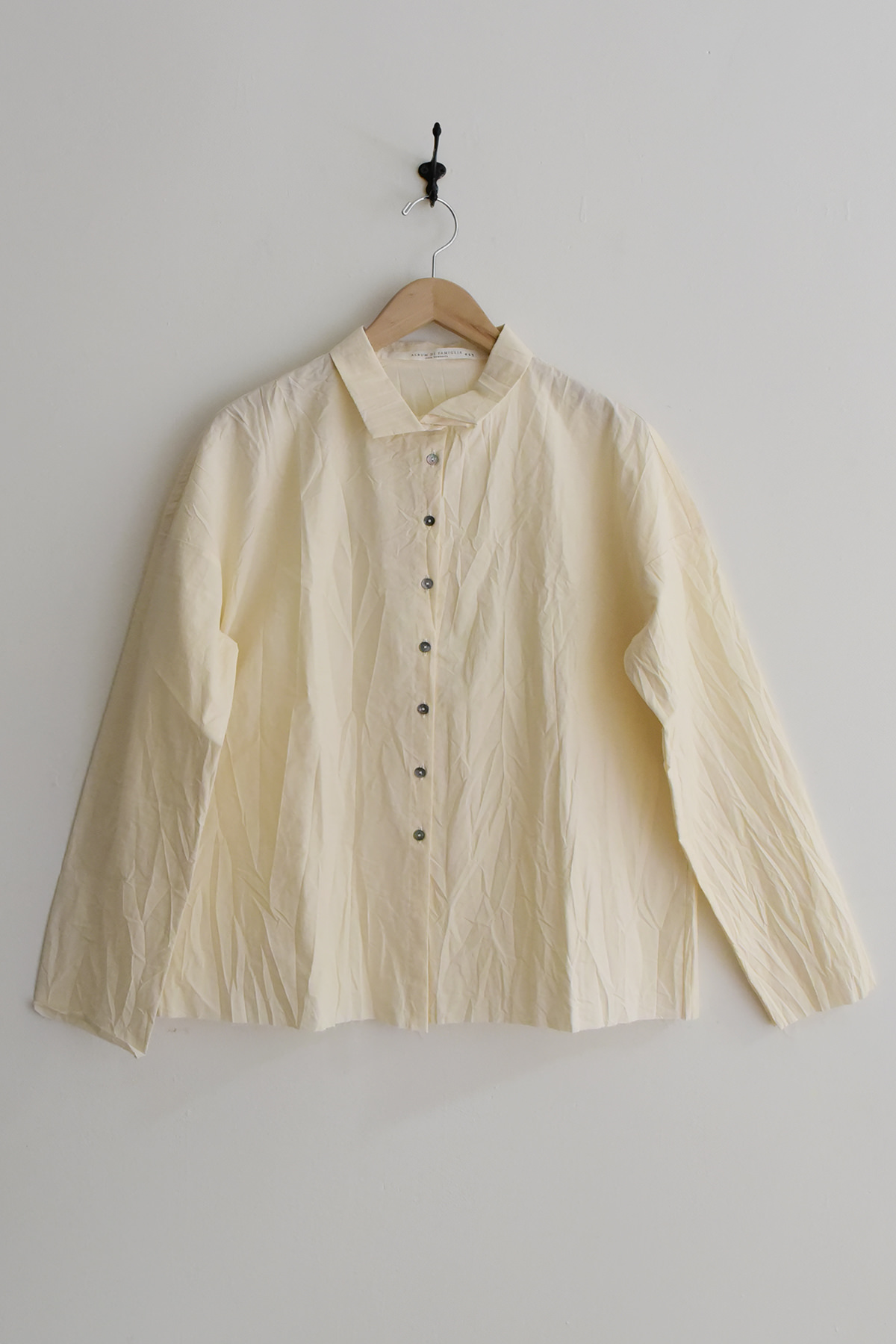 Album di Famiglia, 12_150 Short Collar Shirt LWR - Ivory