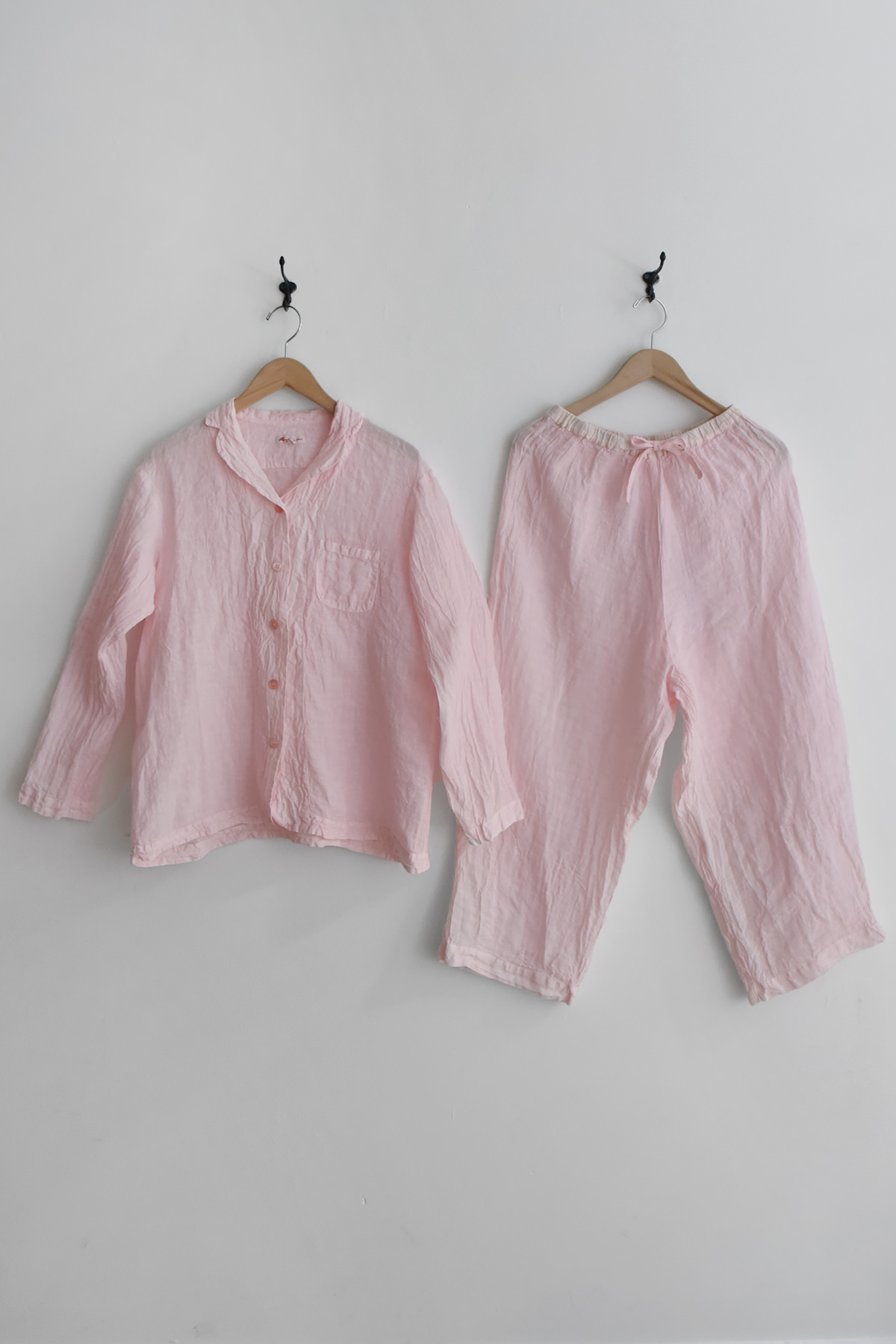 manuelle guibal linen pajama top picture