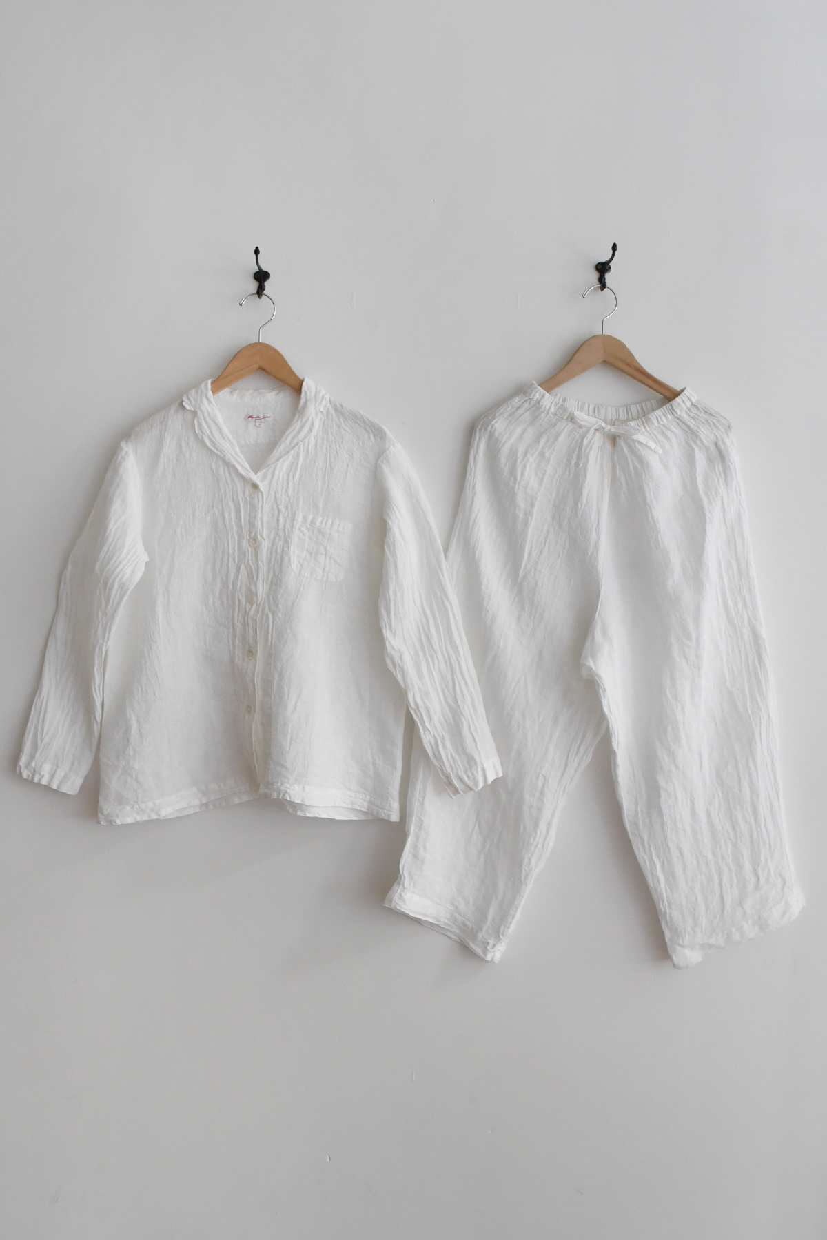 Manuelle Guibal, 6433/34 Pajama Doli Top and Bottom - White