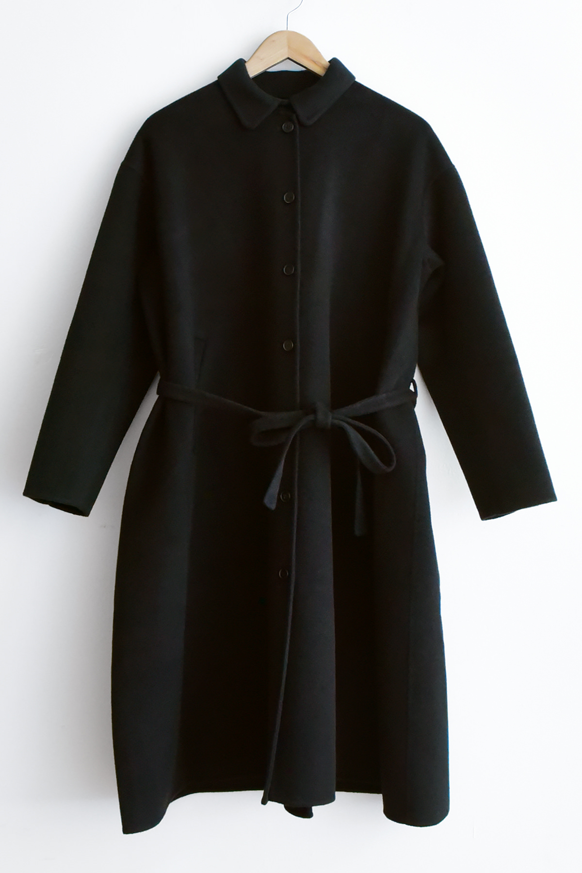 Manuelle Guibal, 6947 Cashmere Coat Jokash - Ultra Black