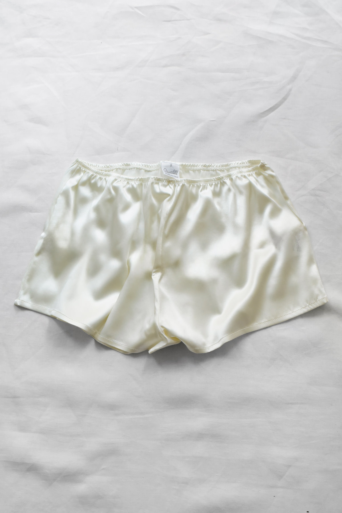 Oscalito, Stretch Silk Shorts 10303 - Ivory