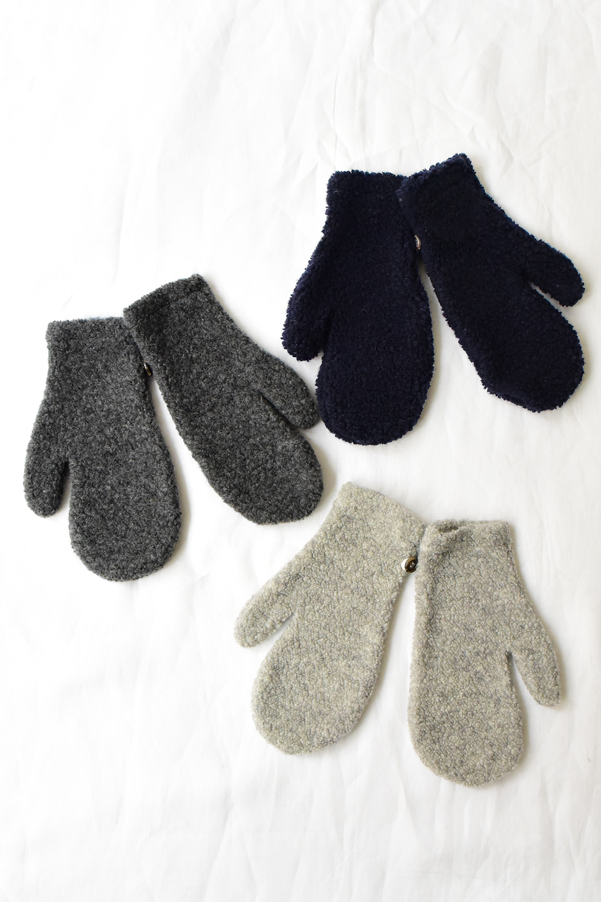 MAKIE, Women's Wool Fleece Mittens