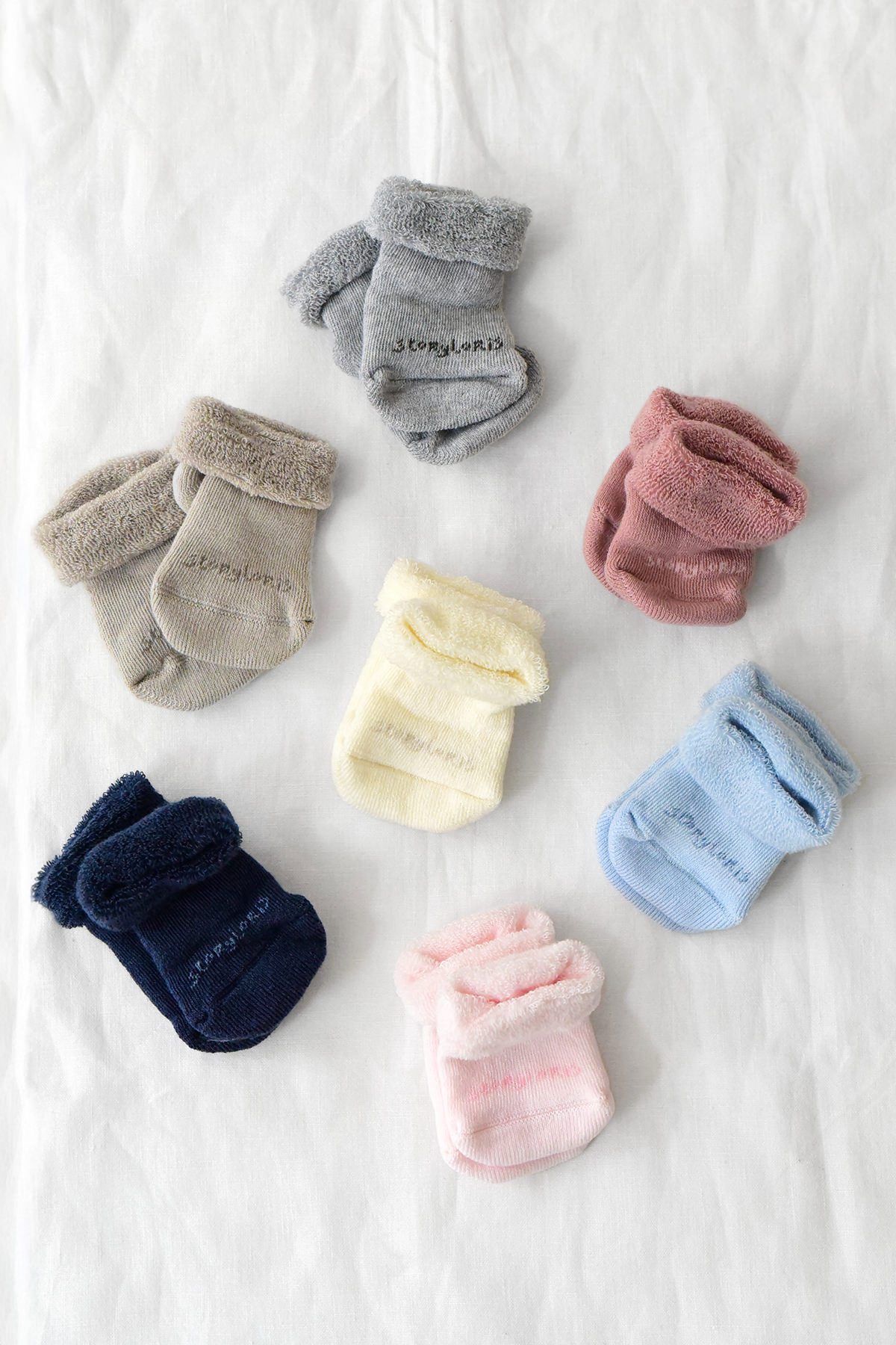 Story Loris Baby Rib Socks Top Picture