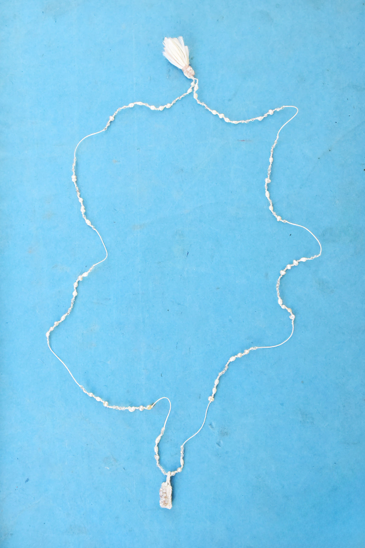 Antonia Rossi, Venetian Micro Beads Necklace with a Charm - N66