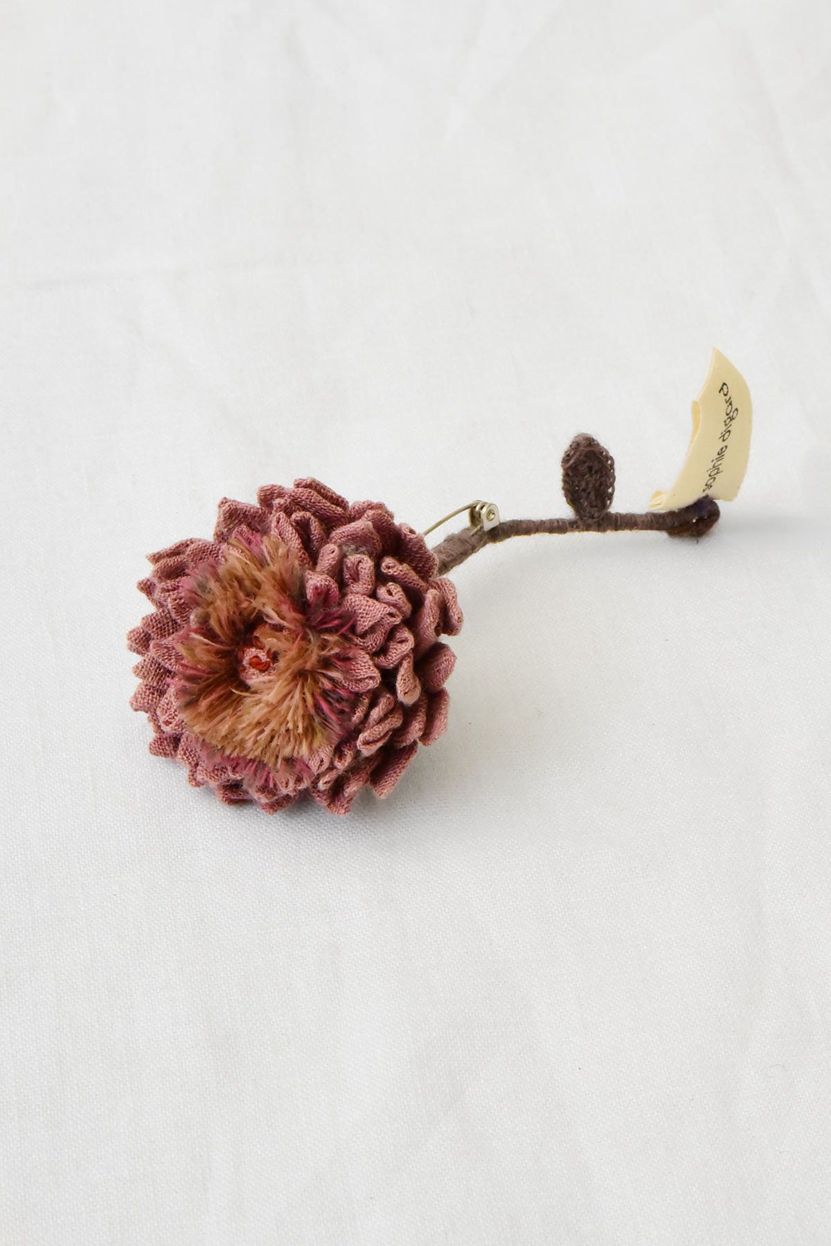 Sophie Digard Paris, Brooch - BSPEC47 Rose Bark 17