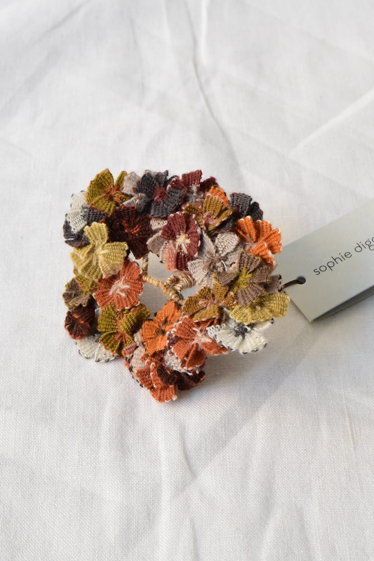 Sophie Digard Paris, Brooch - BSPEC21 Flower Bark 8