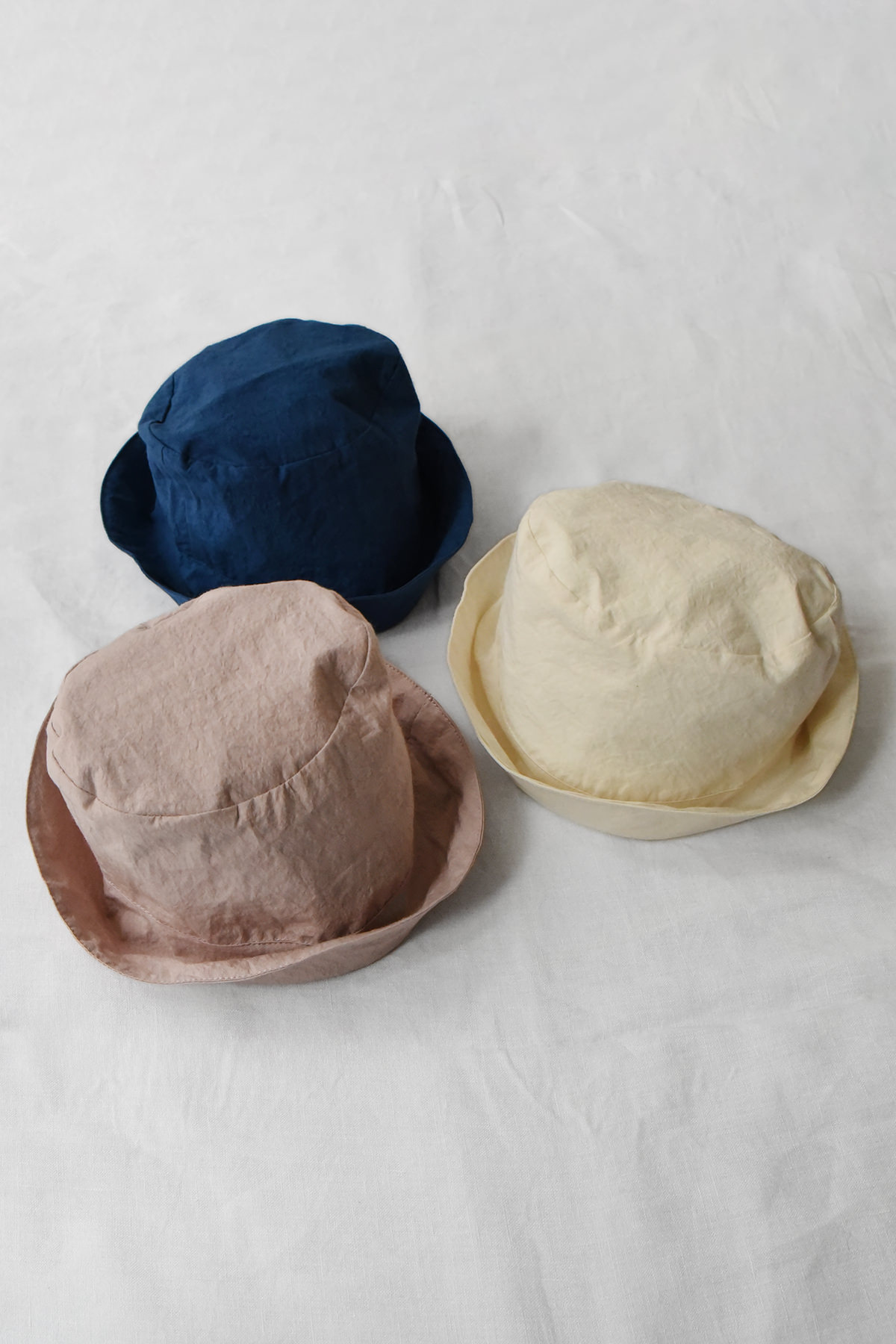 Children’s summer hats with soft crowns and flexible brims