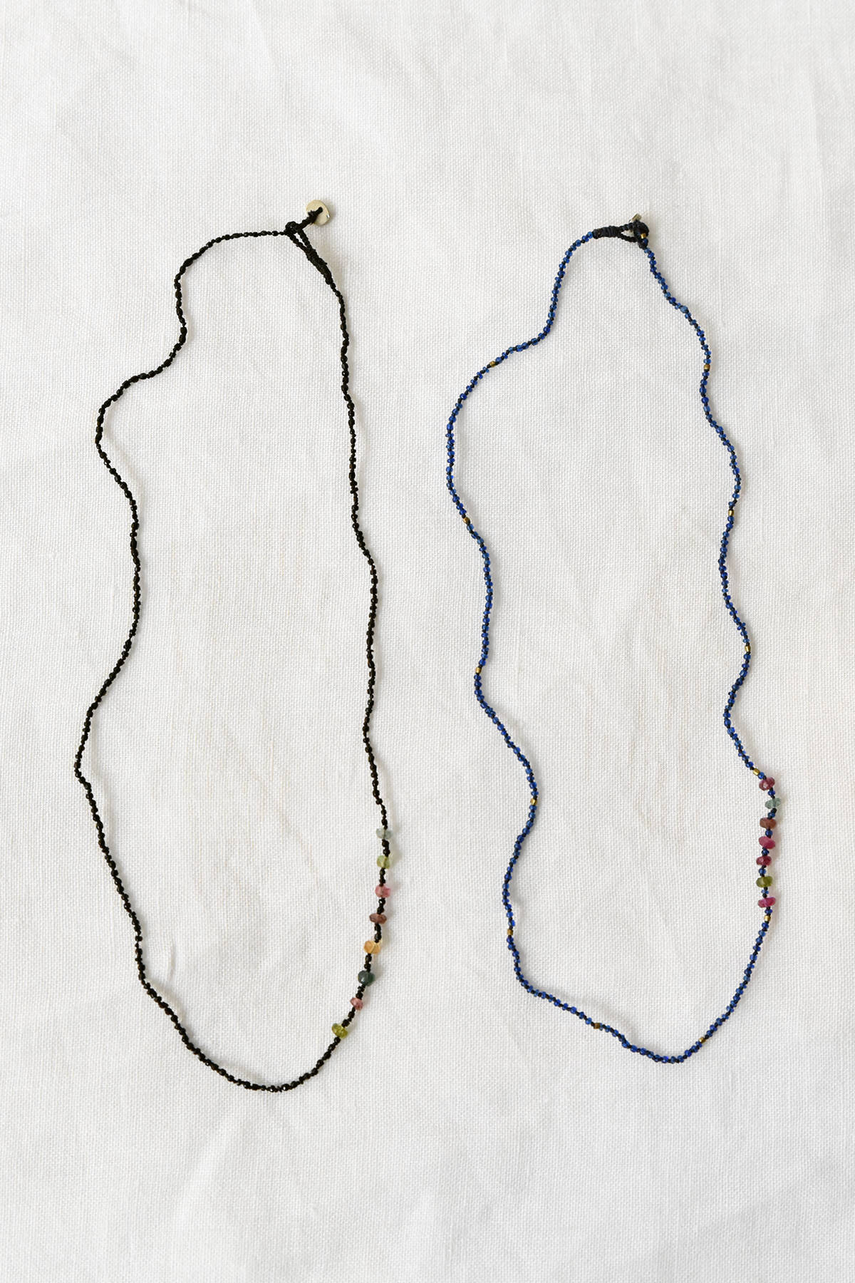 Antonia Rossi, Venetian Micro Beads Necklace with a Stone - N97