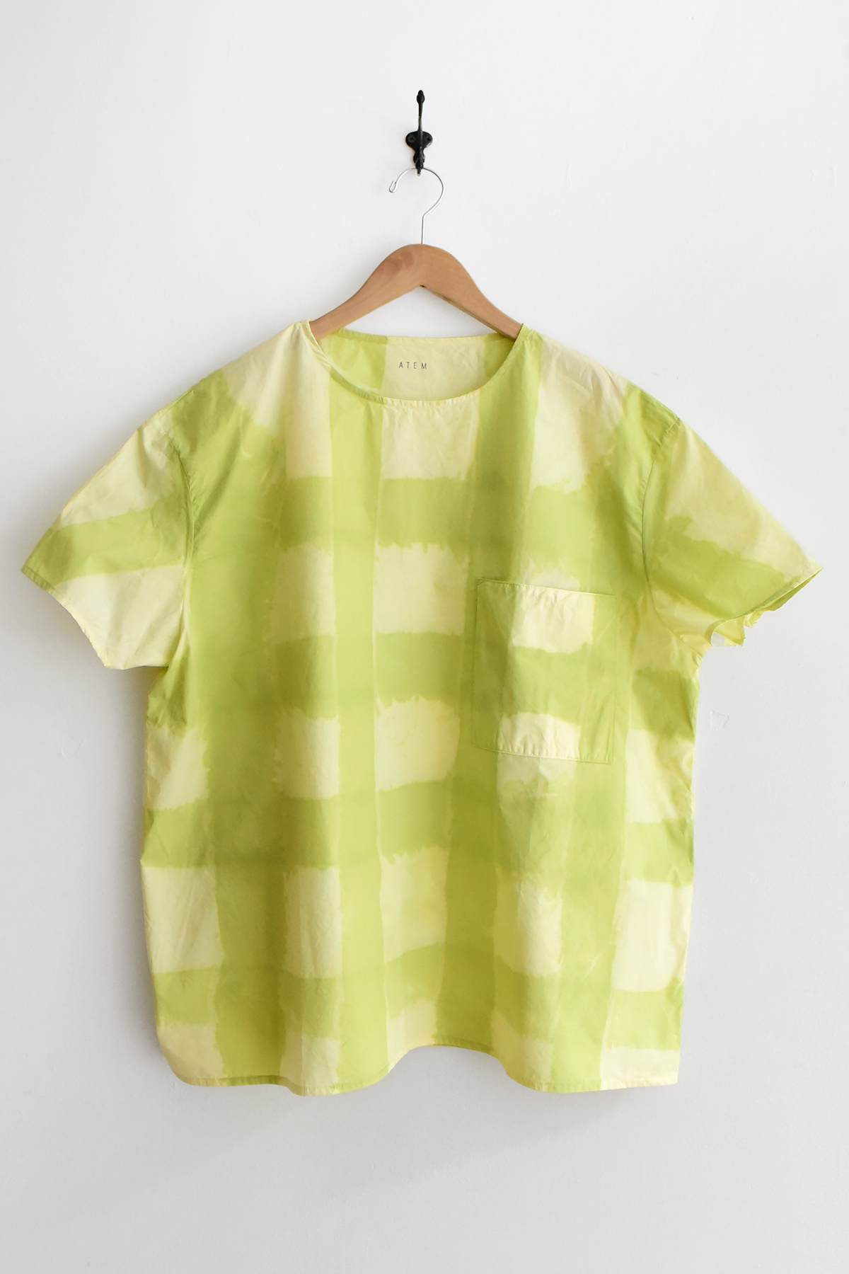 Atem/Meta, Yell Pocket Shirt - Green Check