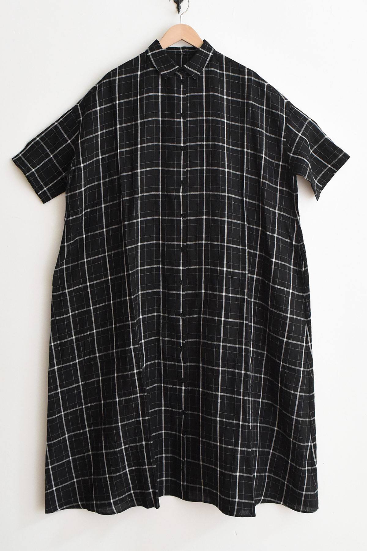 relaxed fit Italian linen dress