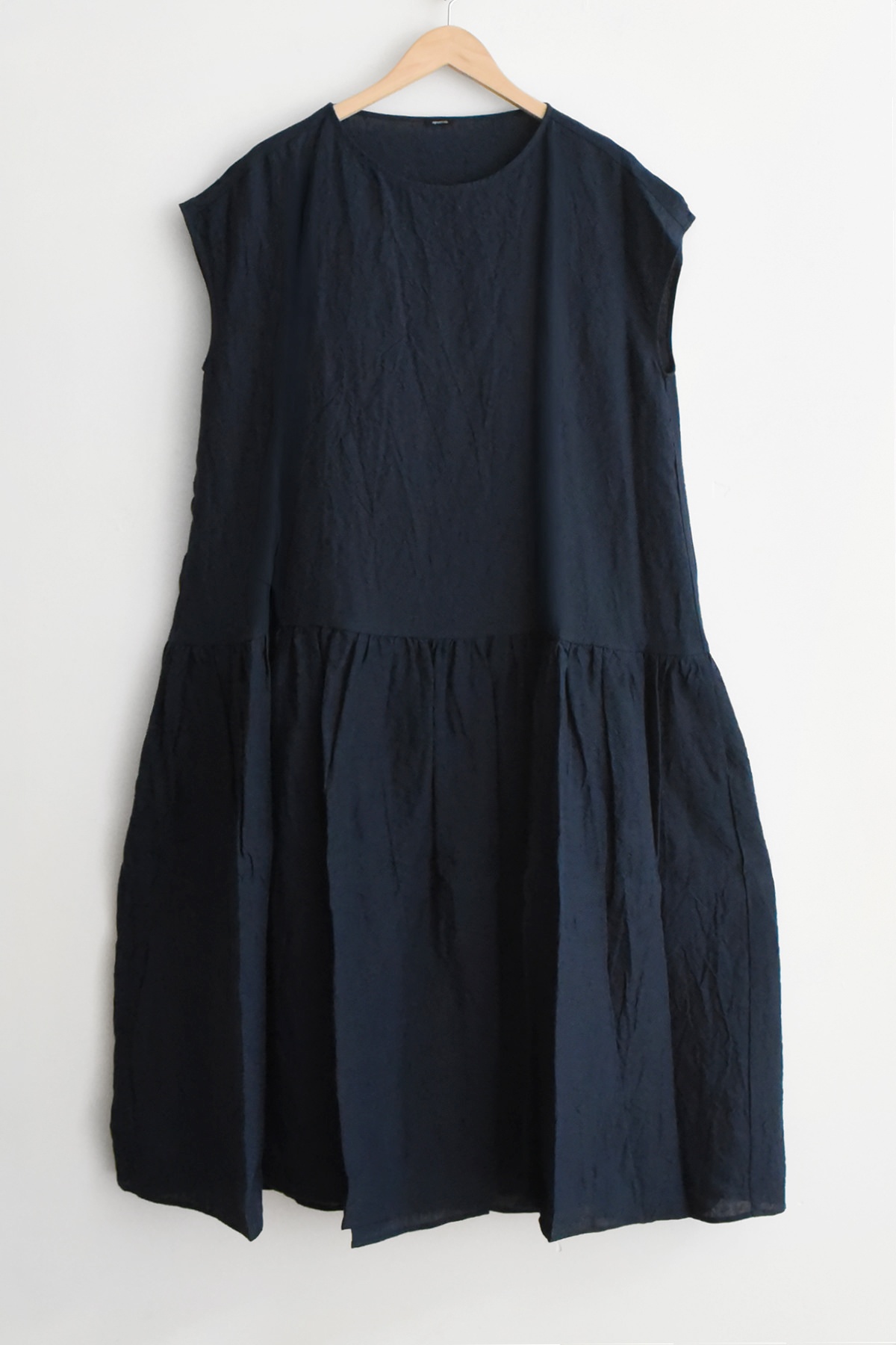 apuntob (a.b), P2043 Linen Dress - Dark Navy