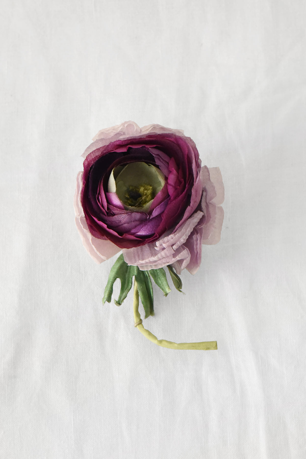Handmade Ranunculus Brooch