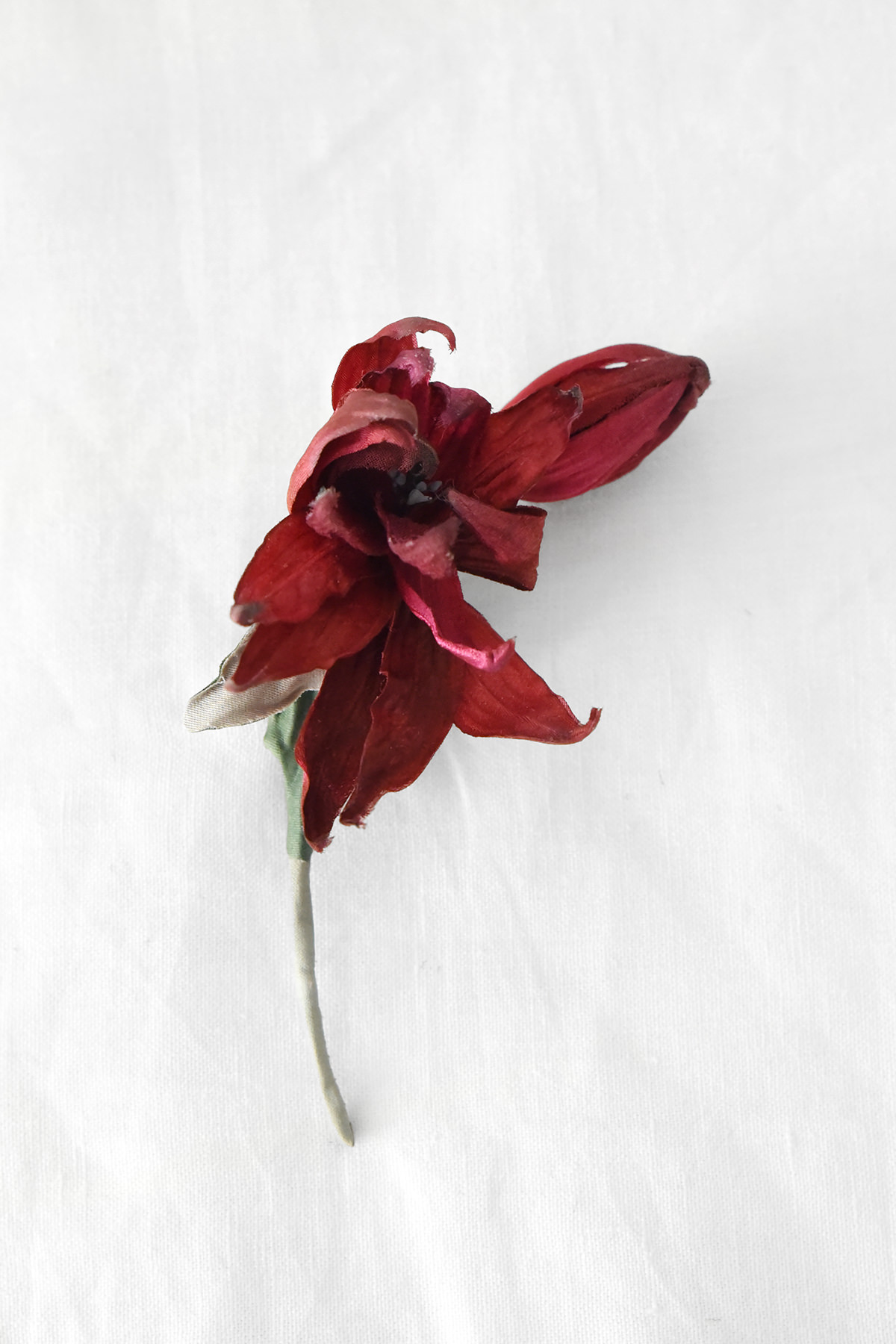 Handmade Clematis Brooch