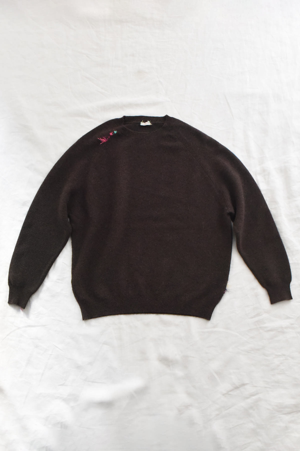 Antonia Rossi embroidered cashmere sweater in brown