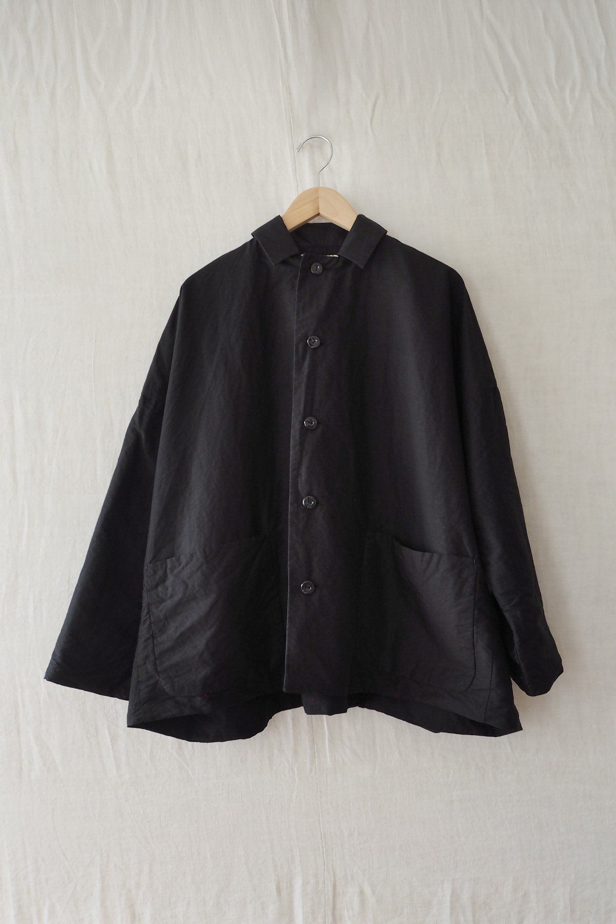 Kaval Stole Jacket with Liner in black